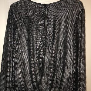 Zara Metallic Sweater
